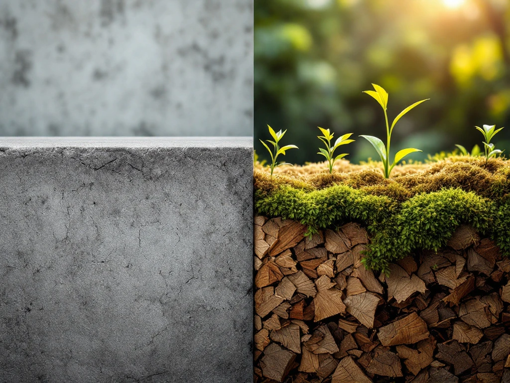 Vergelijking tussen traditionele betonnen fundering en innovatieve bio-gebaseerde bouwmaterialen met natuurlijke vezels