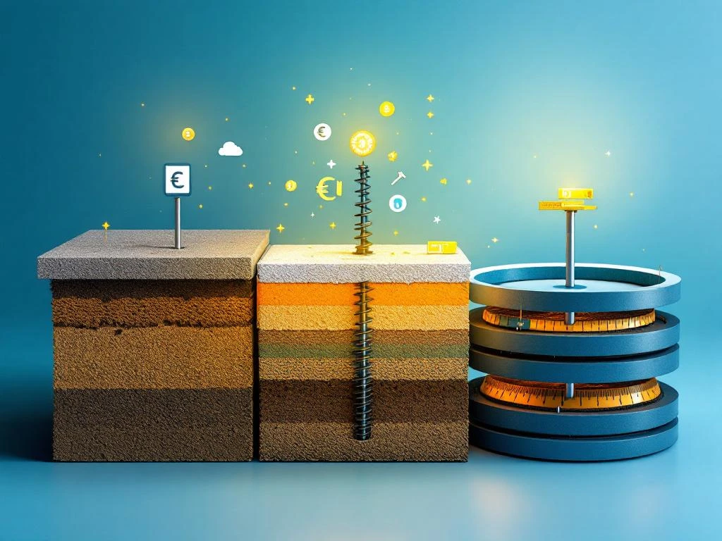 fundatie-kosten-vergelijking-methoden-bouw.jpg Vergelijking van drie funderingsmethoden: betonnen fundering, schroefpalen en circulair systeem met kostencalculaties